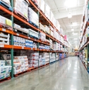 shopping aisle at costco
