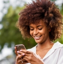 Woman on phone