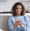 Woman using phone