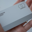 woman holding apple credit card