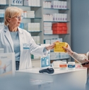 Pharmacy checkout counter