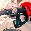 Filling up a gas tank