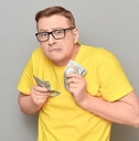 man holding money in hands