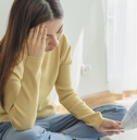 woman trying to find money to pay credit card debt