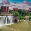 High Falls district in Rochester New York 