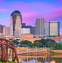 downtown skyline of shreveport