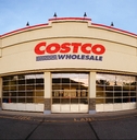 Costco Wholesale store at sunset