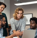business people working together