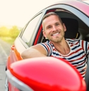 Man uses Farmers auto insurance for his car