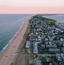 dewey beach with houses and buildings in delaware
