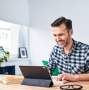 freelancer working from home