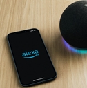 alexa smart speaker with smartphone