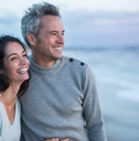 couple walking on the beach