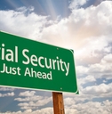 social security road sign