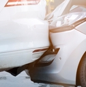 Two cars crashed into each other