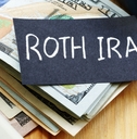 Conceptual handwritten text showing ROTH IRA