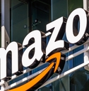 amazon logo outside official building in silicon valley at san francisco during day time