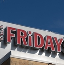TGI Fridays restaurant sign