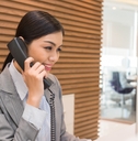 pretty Vietnamese receptionist