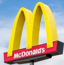 McDonald&#x27;s exterior golden arches sign