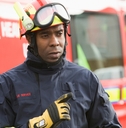  Firefighter giving instructions 