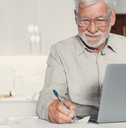 senior male in glasses