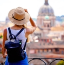 female traveler
