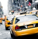 yellow cabs on new york street
