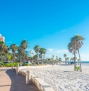 florida clearwater beach with white sand