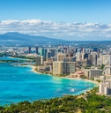 honolulu city from diamond head lookout