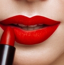 beautiful girl with red lips