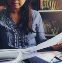 accountant calculating tax