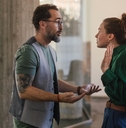 colleagues arguing in office
