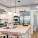 modern white kitchen