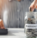 saving for an emergency concept
