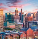 baltimore maryland usa skyline