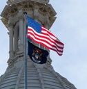 The Michigan capitol building