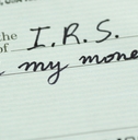cheque to Internal Revenue Service