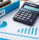 budget planning with chart report