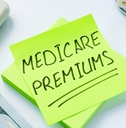 medicare premiums sticky note