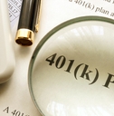 401k plan Document on table