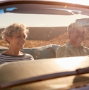 couple on road trip