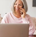 working using computer laptop