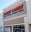 hobby lobby storefront and sign