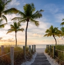 Smathers beach at sunrise Key West