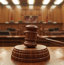 judges gavel placed prominently