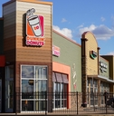 dunkin donuts brand sign