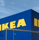 Car entering IKEA car parking