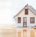 house model money coins saving concept