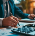 Idea of tax deduction planning concept